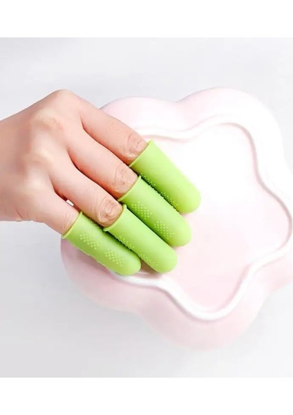 Sarı 5 Adet Tarzı Sıcak Yıkanabilir Mutfak Banyo Pişirme Temizleme Yüksek Sıcaklığa Dayanıklı Kaymaz Çizilmez Parmak Kol Ev Ürünleri (Yurt Dışından) fırsatları