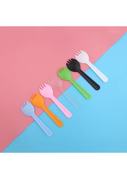 Siyah Stil Paketleme Et Tek Kullanımlık Plastik Kaşık Çatallar Kek Dondurma Salatası Meyve Tatlı Çorbası Çay Kahve Partisi Kek Pişirme Dükkanı Malzemeleri (Yurt Dışından) fiyatları