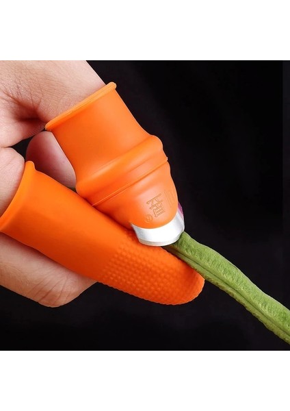 Erkekler Bir Stil 1 Takım Silikon Parmak Koruyucu Meyve Sebze Başparmak Bıçağı Parmak Koruyucu Mutfak Aletleri Mutfak Aksesuarları Için Bıçaklı (Yurt Dışından) modelleri