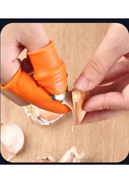 Erkekler Bir Stil 1 Takım Silikon Parmak Koruyucu Meyve Sebze Başparmak Bıçağı Parmak Koruyucu Mutfak Aletleri Mutfak Aksesuarları Için Bıçaklı (Yurt Dışından) fırsatları
