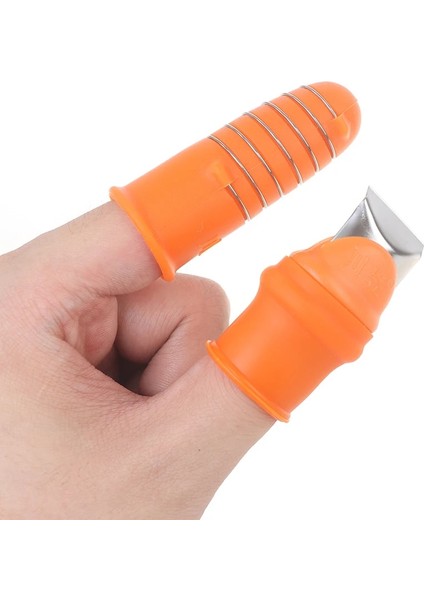 A1 Stili 2 Adet Başparmak Bıçağı Parmak Koruyucu Kesme Sebze Hasat Bahçe Makas Sıkma Bitki Bıçak Makas Bahçe Eldiveni (Yurt Dışından) modelleri