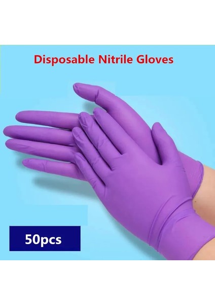 Yeşil Stil Xl Beden Tek Kullanımlık Nitril Lateks Lastik Eldivenler Gıda Sınıfı Su Geçirmez Tek Kullanımlık Iş Güvenliği Eldivenleri Nitril Eldivenler Mutfak Bahçe (Yurt Dışından)
