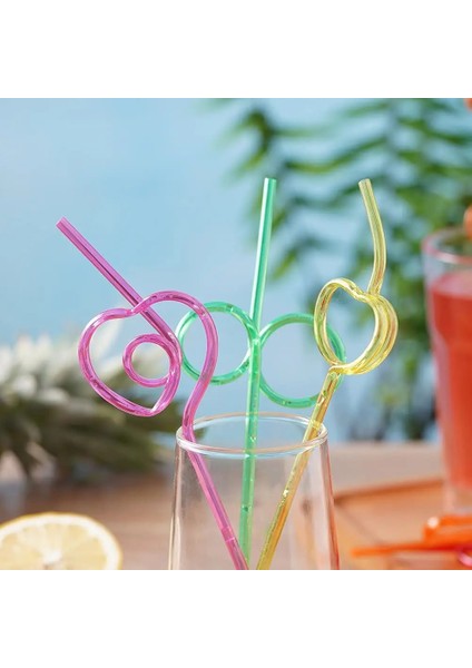 6X210MM 100 Adet Tarzı Et Yaratıcı Renkli Çılgın Kıvırcık Döngü Plastik Içme Payet Doğum Günü Partisi Bar Dekoratif Çılgın Tek Kullanımlık (Yurt Dışından) fırsatları