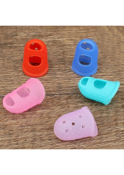 Pembe Stil Silikon Parmak Koruyucu Kapak Mutfak Pişirme Kesilmeye Dayanıklı Isıya Dayanıklı Parmak Koruyucu Kapak (Yurt Dışından)