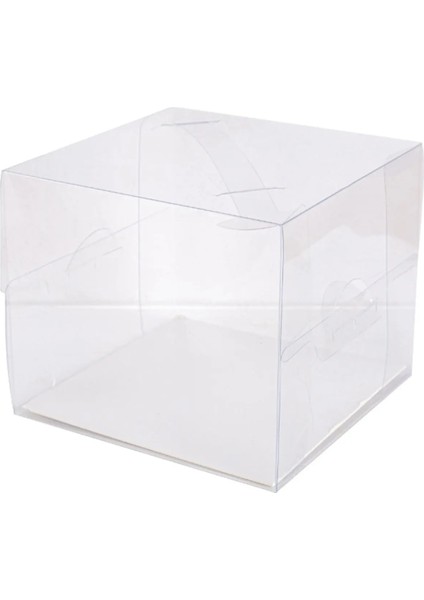 19,5X19,5X13 cm Stili 5 Adet Ortable Temizle Kek Kutusu El Şeffaf Pişirme Pastası Doğum Günü Düğünü Için Taşınabilir Kek Ambalaj Kutusu (Yurt Dışından)