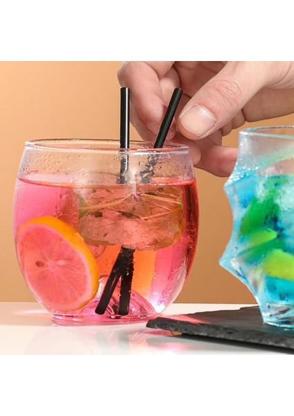 21CM Tarzı 500 Adet Tek Kullanımlık Kokteyl Çubukları cm Siyah Uzun Kısa Esnek Düğün Parti Malzemeleri Plastik Içme Rietjes Plastik (Yurt Dışından) fırsatları
