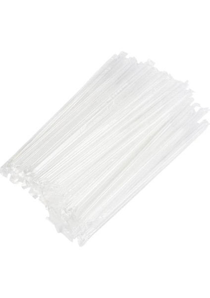 Siyah Stil Tek Kullanımlık Plastik Içme Pipetleri Çok Renkli Çizgili Bükülebilir Dirsek Pipetleri Parti Olayı Benzeri Malzemeleri Renk Rastgele (Yurt Dışından)