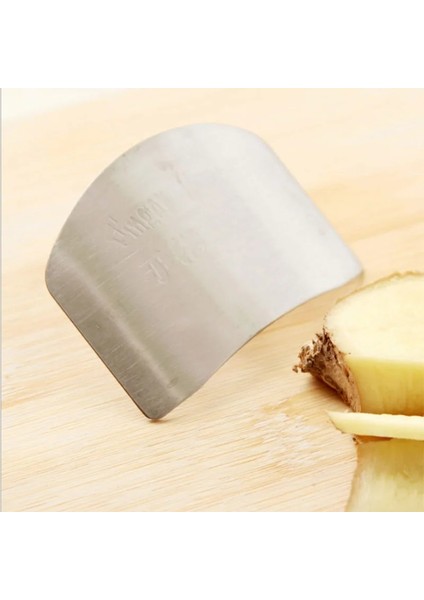 1 Bilgisayar Stili Mutfak Pişirme Sebzeleri Parmak Koruma Güvenli Aletler Paslanmaz Çelik Koruyucular Parmak Kesim Sebze Aletleri Mutfak Gadget'ı (Yurt Dışından) fırsatları