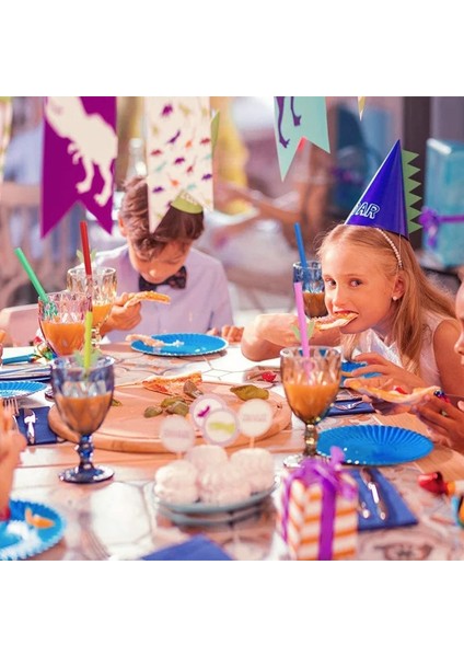 100 Adet-Renkli Stil Tek Kullanımlık Pipetler Çok Renkli Büyük Geniş 1.1 cm Milktea Milkshake Parti Milkshake ve Smoothie Için Plastik Içme Samanı (Yurt Dışından)