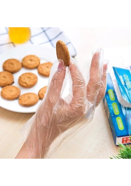 200 Adet Bir Kez Eldiven Tek Kullanımlık Eldiven Ince Eldiven Şeffaf Su Geçirmez Ev Işi Temizlik Pişirme Mutfak Aksesuarları Için (Yurt Dışından) modelleri