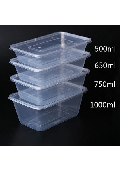 750ML Tarzı 20 Adet Plastik Tek Kullanımlık Gıda Kapları Şeffaf Ambalaj Kutusu Meyve Salatası Öğle Yemeği Bento Kutuları Mutfak Buzdolabı Depolama (Yurt Dışından) indirimleri