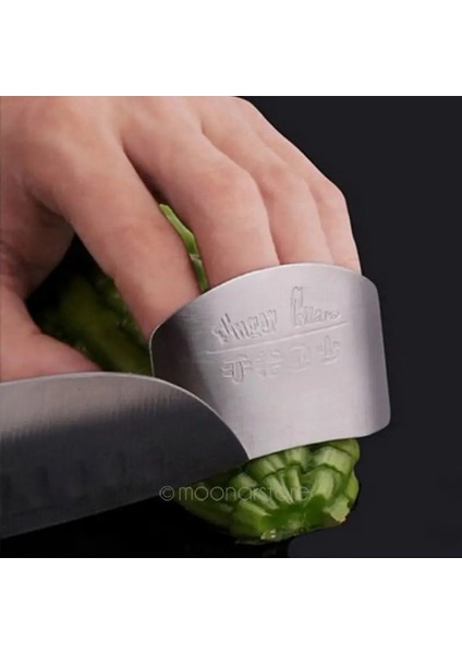 Mutfak Pişirme Araçları Paslanmaz Çelik Parmak El Koruyucu Güvenlik Kişiselleştirilmiş Tasarım Doğrayın Güvenli Dilim Bıçağı (Yurt Dışından)