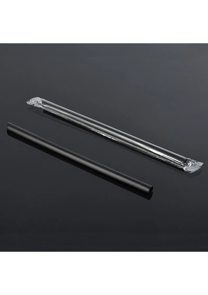 Şeffaflık Stili 23-1.2cm Tek Kullanımlık Sütlü Çay Payetleri Suyu Smoothie Içecekleri Bağımsız Olarak Paketlenmiş Parçalanabilir Büyük Emme Kola Düz Şeffaf (Yurt Dışından) fırsatları