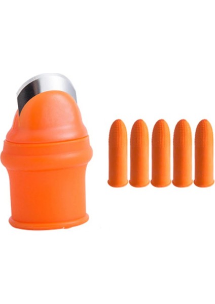 C Stili M Beden Başparmak Kesici Bahçe Aletleri Budama Makası Bahçe Silikon Bıçak Parmak Koruyucu Dişliler Kesme Sebze Hasat Çok Işlevli (Yurt Dışından)