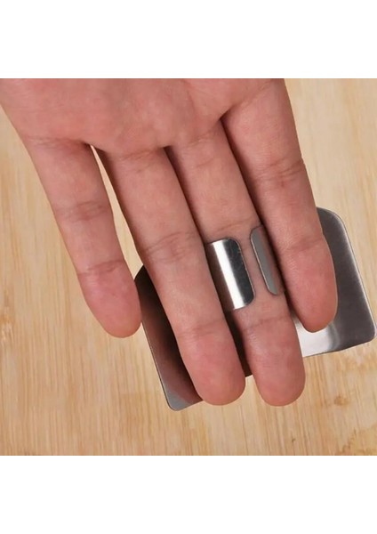 3 Adet Tarzı 6.5X4.8X2CM Paslanmaz Çelik Parmak Koruma Parmak El Kesim El Koruyucu Bıçak Parmak Koruma Güvenli Aracı Mutfak Pişirme Bıçakları Aksesuarları (Yurt Dışından) fırsatları