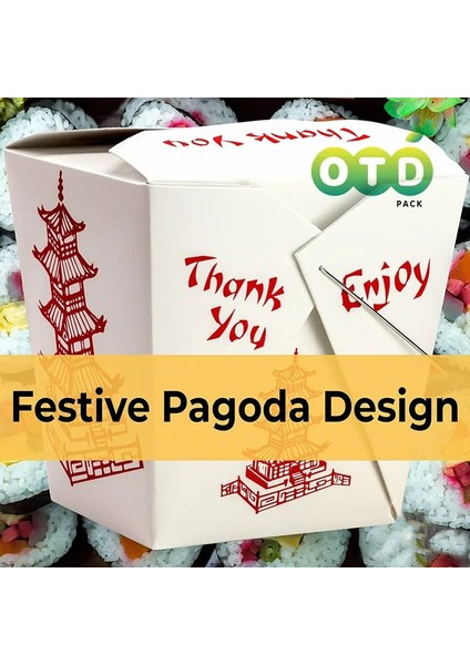 16 Oz Metal Kulp Stili 25 Adet Agoda Tel Saplı Çin Paketi Gıda Kapları Tek Kullanımlık Erişte Kutuları Yemek Hazırlama (Yurt Dışından) indirimleri