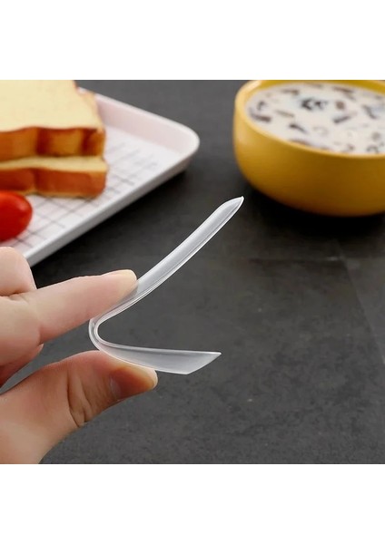 Stili Temizle Et Mini Kaşık Ev Mutfak Temizle Plastik Tek Kullanımlık Çorba Kaşığı Jöle Dondurma Tatlı Meze Için Mutfak Aleti (Yurt Dışından) modelleri