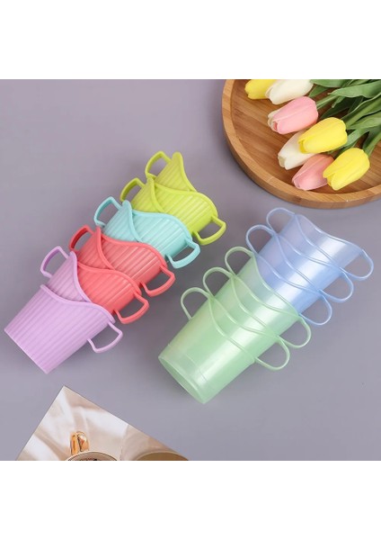 1 Stili Yazın Yeniden Kullanılabilir Kalınlaşma Bardak Tutucu Tek Kullanımlık Bardaklar Haşlanma Önleyici Bardak Seti Plastik Kupa Kol Yaratıcı Ev Aletleri Renk Rastgele (Yurt Dışından) fırsatları