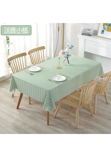 Yeşil Stil 137X137CM Dekoratif Masa Örtüsü Kumaş Masa Örtüsü Dikdörtgen Masa Örtüleri Yemek Masa Örtüsü Obrus ​​tafelkleed Şömine Rafı (Yurt Dışından)
