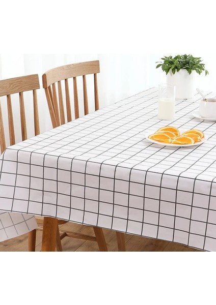 Beyaz Stil 152X137CM Plastik Masa Örtüsü Baskı Renk Pembe Düğün Doğum Günü Partisi Masa Örtüsü Dikdörtgen Masa Örtüsü Mendil Kapakları Su Geçirmez Masa Örtüsü (Yurt Dışından) indirimleri
