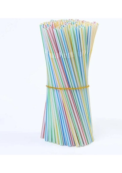 100 Adet B Tarzı Rietjes Kokteyl Için Plastik Pipet Renkli Plastik Tek Kullanımlık Payet Ev Partisi Kokteyl Içecek Düğün Dekor Bar Aksesuarları (Yurt Dışından)