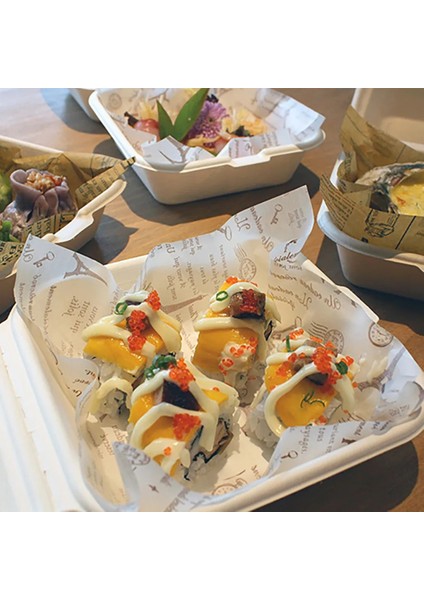 Beyaz Stil 10 Parça Bento Kutusu Öğle Yemeği Kutusu Burger Suşi Aperatif Kutusu Fırında Kek Kutusu Mikrodalga Ev Taşınabilir Öğle Yemeği Kutusu 10 Paket (Yurt Dışından) modelleri