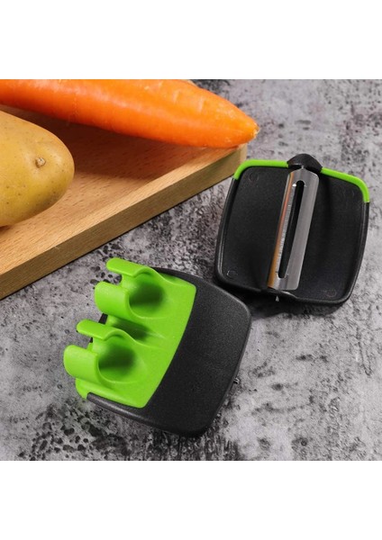 Turuncu Tarzı Dayanıklı Palm Sebze Soyucu Keskin Bıçak Parmak Patates Soyucu Rahat Kauçuk Parmak Kavrama ile Palm Soyucu Havuç Dropship (Yurt Dışından) modelleri