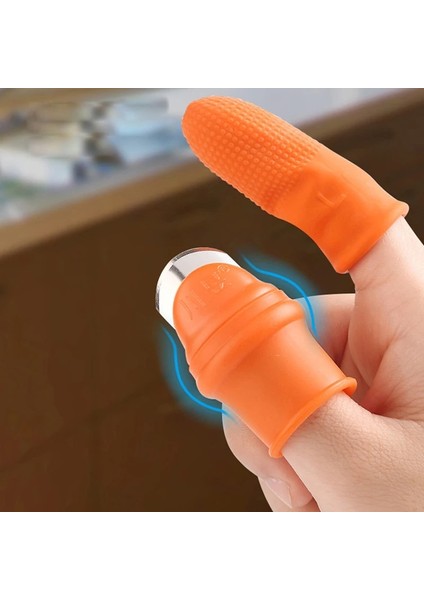 Erkek Tarzı L40 1 Takım Silikon Parmak Koruyucu Meyve Sebze Başparmak Bıçağı Parmak Koruyucu Mutfak Aletleri Mutfak Aksesuarları Için Bıçaklı (Yurt Dışından) fiyatları