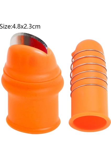 Bir Stil Bahçe Silikon Başparmak Bıçağı Parmak Koruyucu Çiftlik Sebze Meyve Üzüm Seçici Dişliler Kesme Sebze Hasat Araçları (Yurt Dışından)