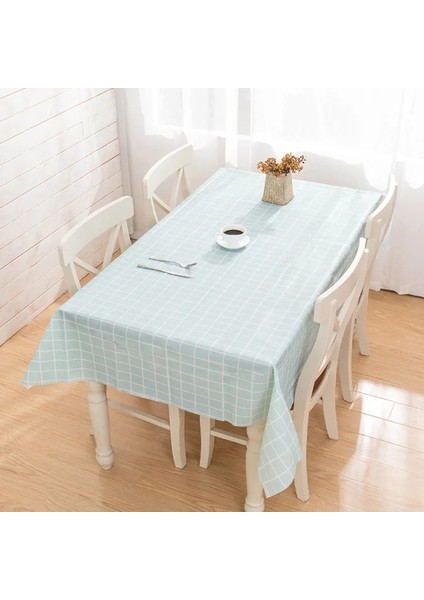 Mavi Stil 152X137CM Plastik Masa Örtüsü Baskı Renk Pembe Düğün Doğum Günü Partisi Masa Örtüsü Dikdörtgen Masa Örtüsü Mendil Kapakları Su Geçirmez Masa Örtüsü (Yurt Dışından)