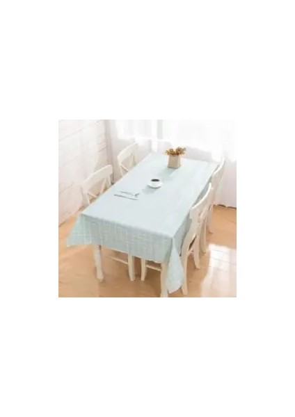 Mavi Stil 180X137CM Dekoratif Masa Örtüsü Kumaş Masa Örtüsü Dikdörtgen Masa Örtüleri Yemek Masa Örtüsü Obrus ​​tafelkleed Şömine Rafı (Yurt Dışından)