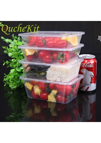 650ML Tarzı 20 Adet Plastik Tek Kullanımlık Gıda Kapları Şeffaf Ambalaj Kutusu Meyve Salatası Öğle Yemeği Bento Kutuları Mutfak Buzdolabı Depolama (Yurt Dışından) fiyatları