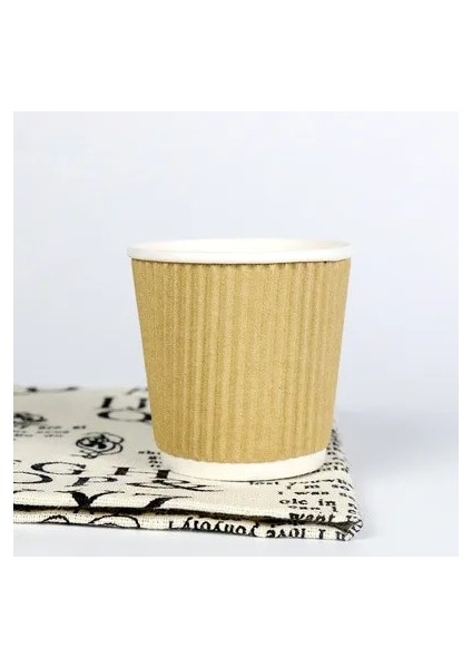 D Stili 100 Adet Ack 4oz Kağıt Bardak Tek Kullanımlık Kraft Kahve Fincanı Sıcak Içme Parti Malzemeleri (Yurt Dışından)