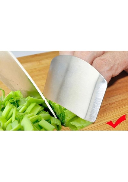 1 Adet Tarzı 6.5X4.8X2CM Paslanmaz Çelik Parmak Koruma Parmak El Kesim El Koruyucu Bıçak Kesim Parmak Koruma Aracı Mutfak Pişirme Bıçakları Aksesuarları (Yurt Dışından) fiyatları