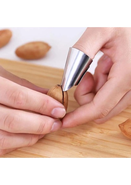 6 Adet Tarzı Pcs Güvenli Kuruyemiş Soyma Chop Fıstık Sheller Parmak Koruma El Kalkanı Mutfak Parmak Koruyucuları Kesme Koruma Aracı (Yurt Dışından) fırsatları