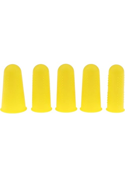 Erik Tarzı 5 Adet Silikon Parmak Koruyucu Kol Kapak Anti-Cut Isıya Dayanıklı Kaymaz Parmak Kapak Pişirme Mutfak Aletleri Için (Yurt Dışından)