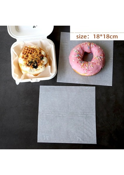 18 cm Tarzı Kağıt Pedi 40 Adet Adet Tek Kullanımlık Öğle Yemeği Kutusu Çevre Dostu Bento Kutusu Fırın Konteyner Meyve Hamburger Kek Yemek Hazırlama Ambalaj Gıda Kabı (Yurt Dışından)