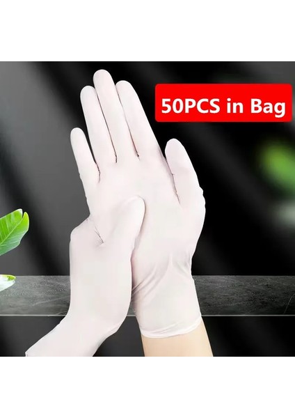 100 Adet Tarzı Xl Beden Tek Kullanımlık Nitril Lateks Lastik Eldivenler Gıda Sınıfı Su Geçirmez Tek Kullanımlık Iş Güvenliği Eldivenleri Nitril Eldivenler Mutfak Bahçe (Yurt Dışından) fiyatları