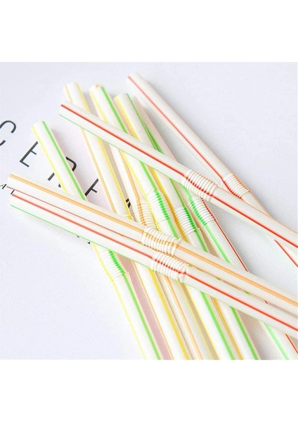 500 Adet Tarzı M Renkli Tek Kullanımlık Plastik Kavisli Pipetler Düğün Doğum Günü Partisi Bar Içecek Aksesuarları (Yurt Dışından) fiyatları