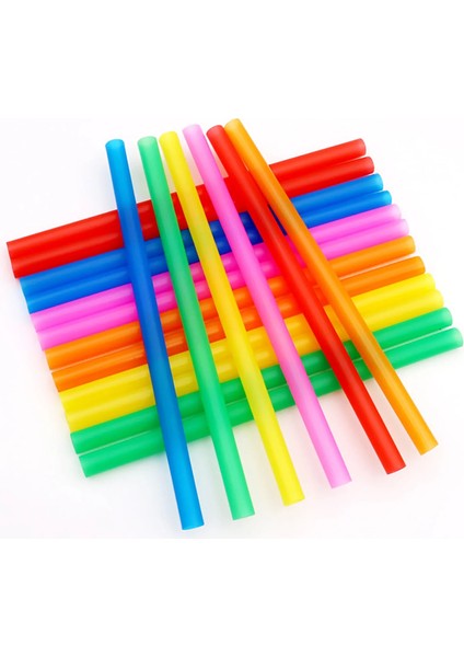 100 Adet E Tarzı Lastic Tek Kullanımlık Pipetler Dükkanlar Ev Pipetleri Partiler Için Çok Renkli Sütlü Çay Bariçki Dükkanlarıev Pipetleri (Yurt Dışından)