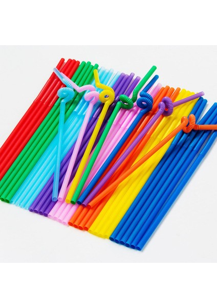 Renk Stilini Karıştır 100 Adet Ack Renk Saman Şekli Sanat Saman Uzun Dirsek Suyu Içecek Saman Doğum Günü Düğün Parti Olay Malzemeleri Dekorasyon Lxx (Yurt Dışından) modelleri