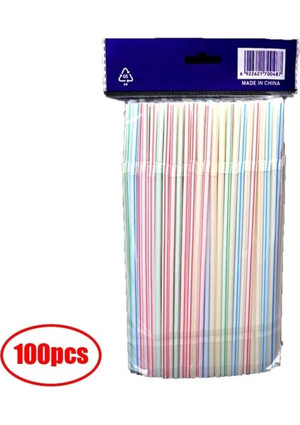 Bir Stil 200 Adet 5 Model Hasır Adet Tek Kullanımlık Plastik Pipet Mutfak Yemek Partisi Içecek Kokteyli Wegwerpbaar Rietjes (Yurt Dışından)