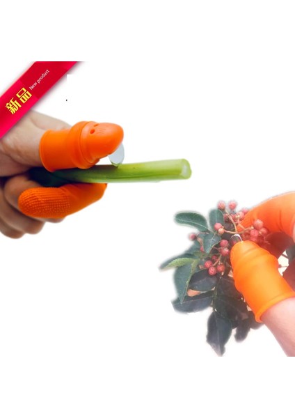 M02 Stili Silikon Başparmak Bıçağı Parmak Koruyucu Sebze Hasat Bıçağı Bitki Bıçağı Veya Kesme Halkası Bahçe Eldivenleri Mutfak Aletleri (Yurt Dışından) fırsatları