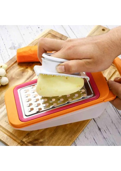 Beyaz Stil Çok Fonksiyonlu Ayrılabilir Anti-Kesme Patates Turp Rende Parmak Koruyucu Parmak Koruyucu Parmak Korumak El Kesim Mutfak Aracı (Yurt Dışından)