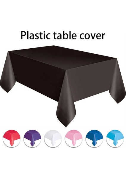 No.10 Tarzı 137X274CM Düz Renk Tek Kullanımlık Masa Örtüleri Anti-Yağ Masa Örtüsü Sofra Düğün Doğum Günü Yeni Yıl Noel Partisi Dekoru Için (Yurt Dışından) modelleri