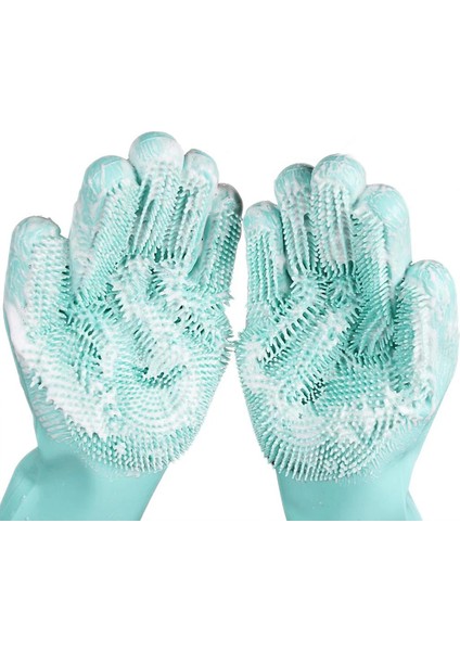 Yeşil Stil Hava Sihirli Silikon Bulaşık Temizleme Eldivenleri Çok Işlevli Silikon Ovma Eldivenleri Fırça Mutfak Ev Temizleme Için (Yurt Dışından) fiyatları