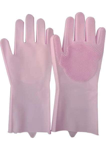 Yeşil Stil Hava Sihirli Silikon Bulaşık Temizleme Eldivenleri Çok Işlevli Silikon Ovma Eldivenleri Fırça Mutfak Ev Temizleme Için (Yurt Dışından) modelleri