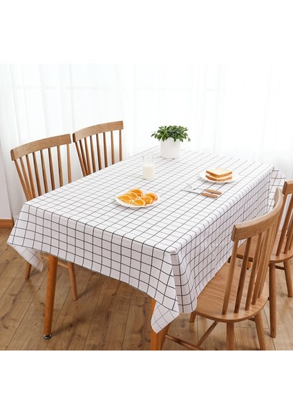 Beyaz Stil 90X137CM Plastik Masa Örtüsü Baskı Renk Pembe Düğün Doğum Günü Partisi Masa Örtüsü Dikdörtgen Masa Örtüsü Mendil Kapakları Su Geçirmez Masa Örtüsü (Yurt Dışından) modelleri
