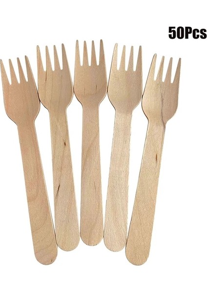 Çatal Tarzı Tek Kullanımlık Tahta Kaşık Çay Kaşığı Dondurma Kaşığı Tek Kullanımlık Çatal Bıçak Takımı Mutfak Gereçleri Özel Tahta Bıçak ve Çatal (Yurt Dışından)