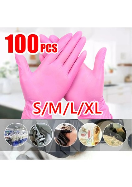 Pvc 100 Adet Tarzı S Beden Nitril Eldiven Su Geçirmez Temizleme Pvc Kauçuk Lateks Eldivenler Guantes Tek Kullanımlık Iş Eldivenleri Mutfak Alet Seti Drog (Yurt Dışından) fiyatları